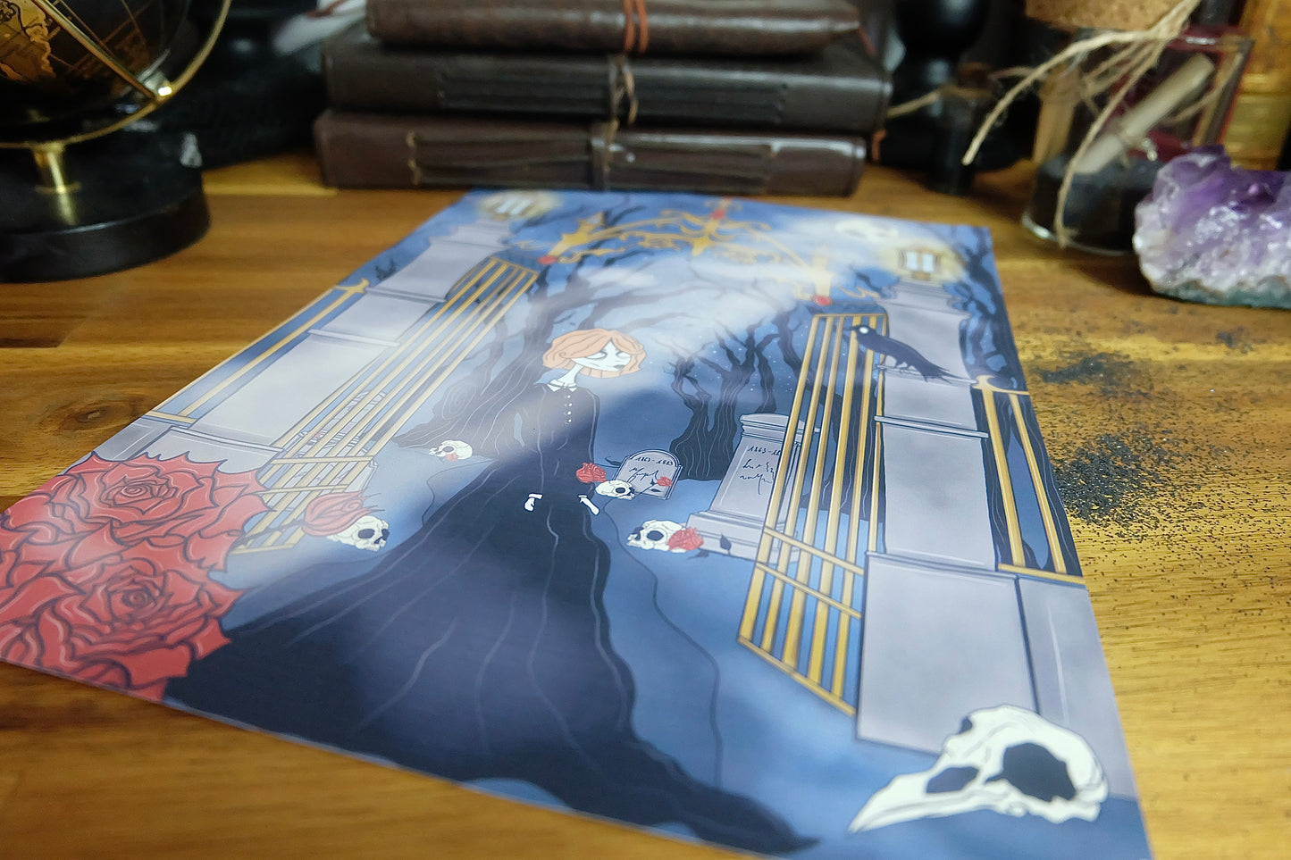 Illustration « Iselda et le corbeau »