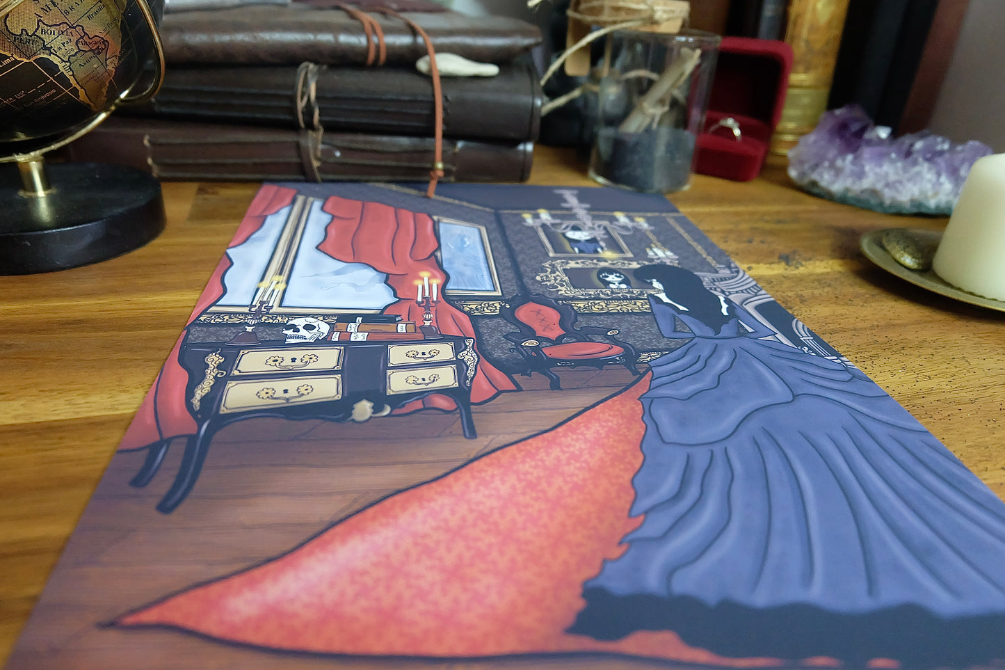 Illustration « Le fantôme de Mystie »