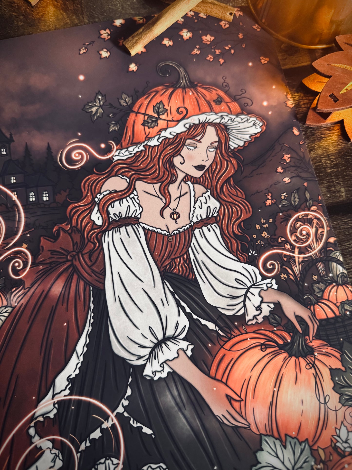 Illustration "La Gardienne des lanternes"