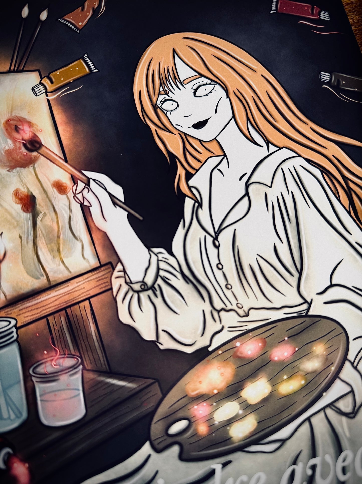 Illustration "Sorcière peintre"