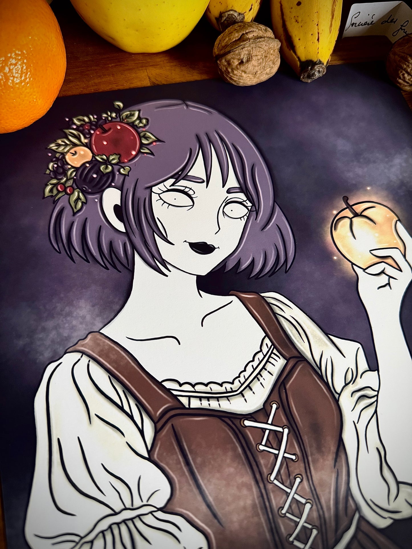 Illustration "Sorcière des fruits"