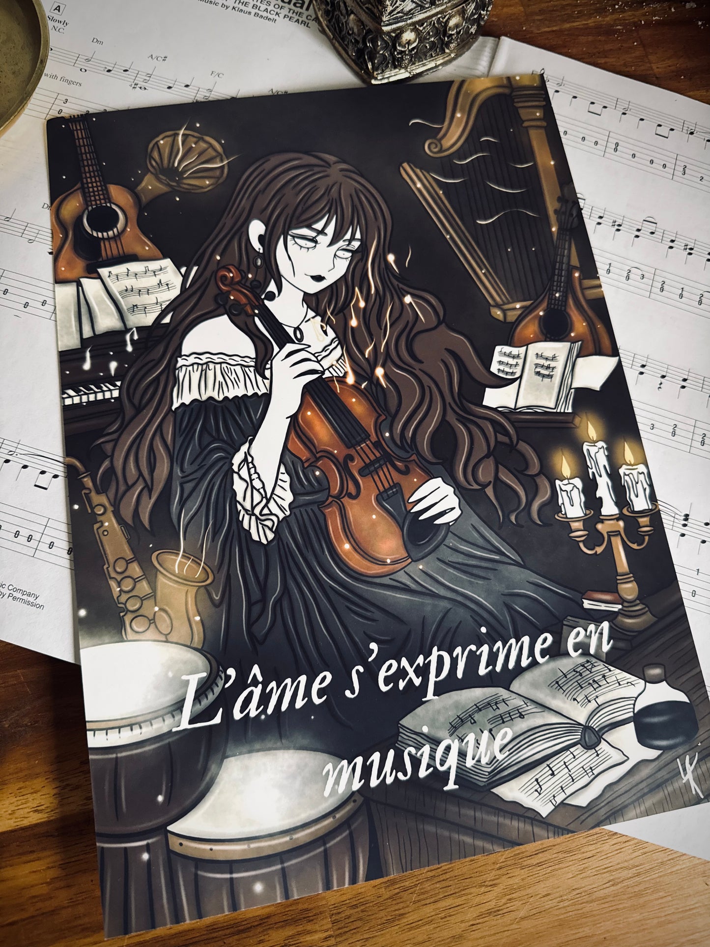 Illustration "Sorcière de la musique"