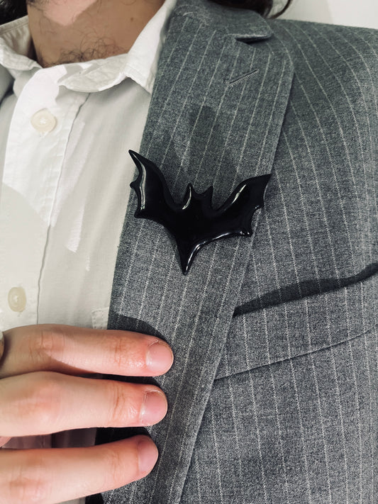 Broche chauve-souris « Melancolia »