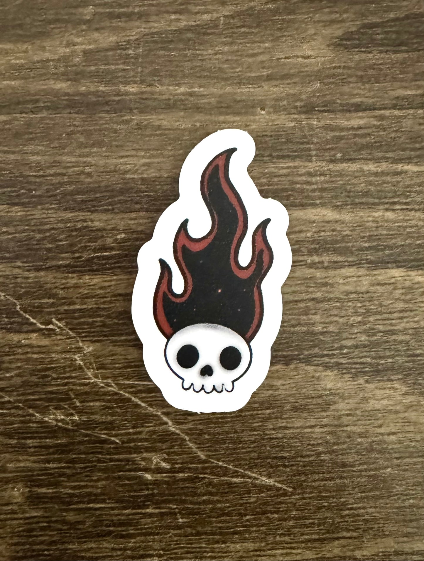 Skull sticker