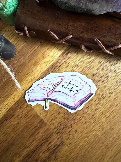 Sticker « Grimoire de sorcière »
