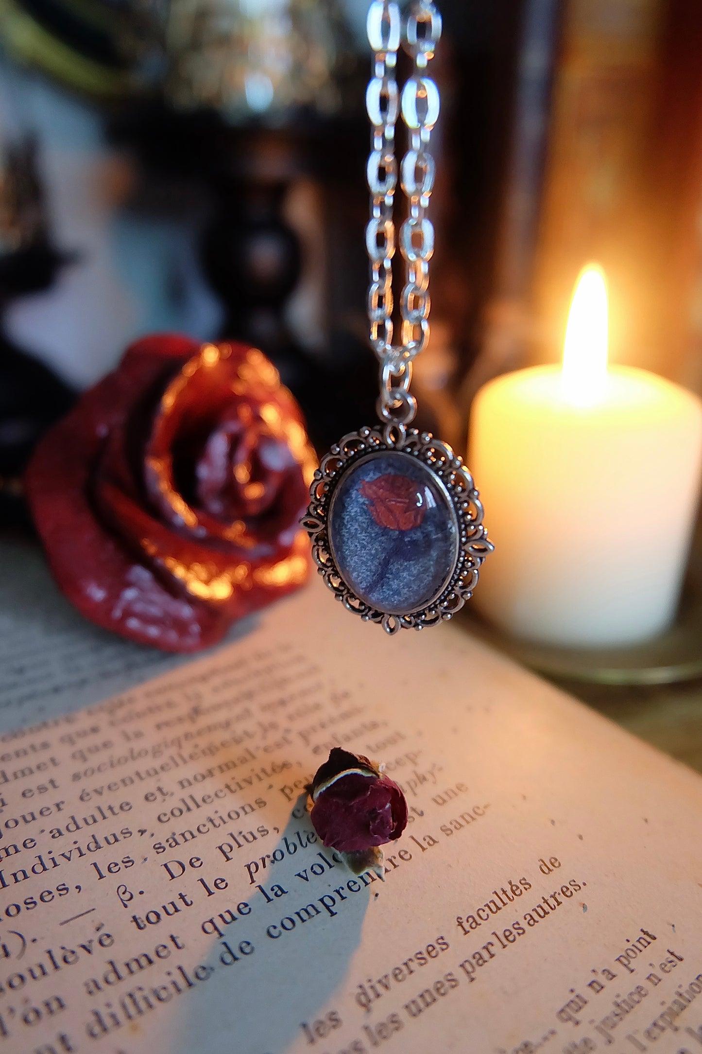 Pendentif « Rose »