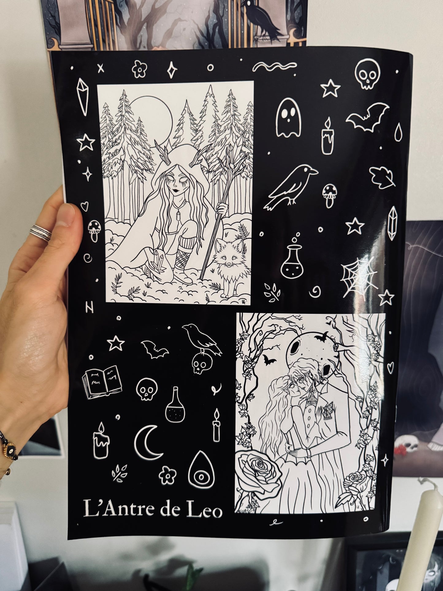 Carnet de coloriages - Les personnages de l’Antre