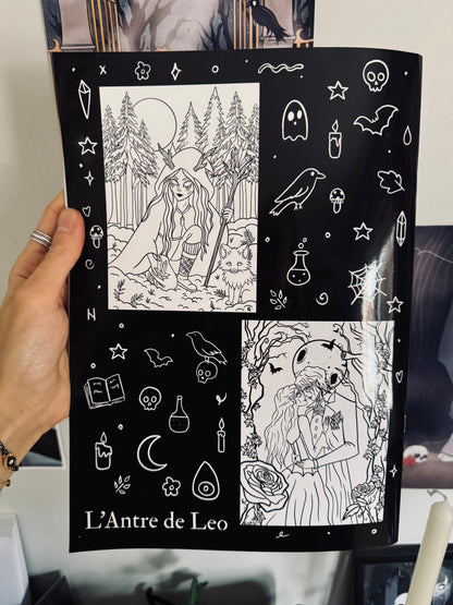 Carnet de coloriages - Les personnages de l’Antre