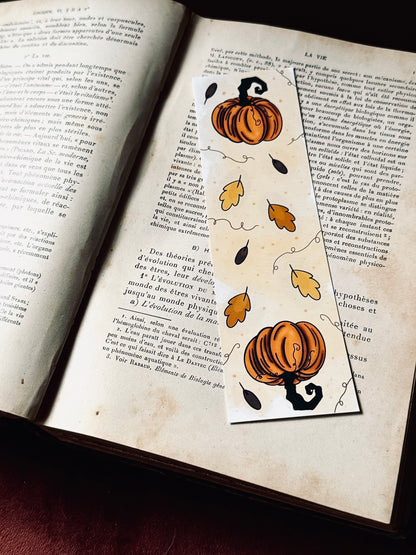Marque-page citrouilles