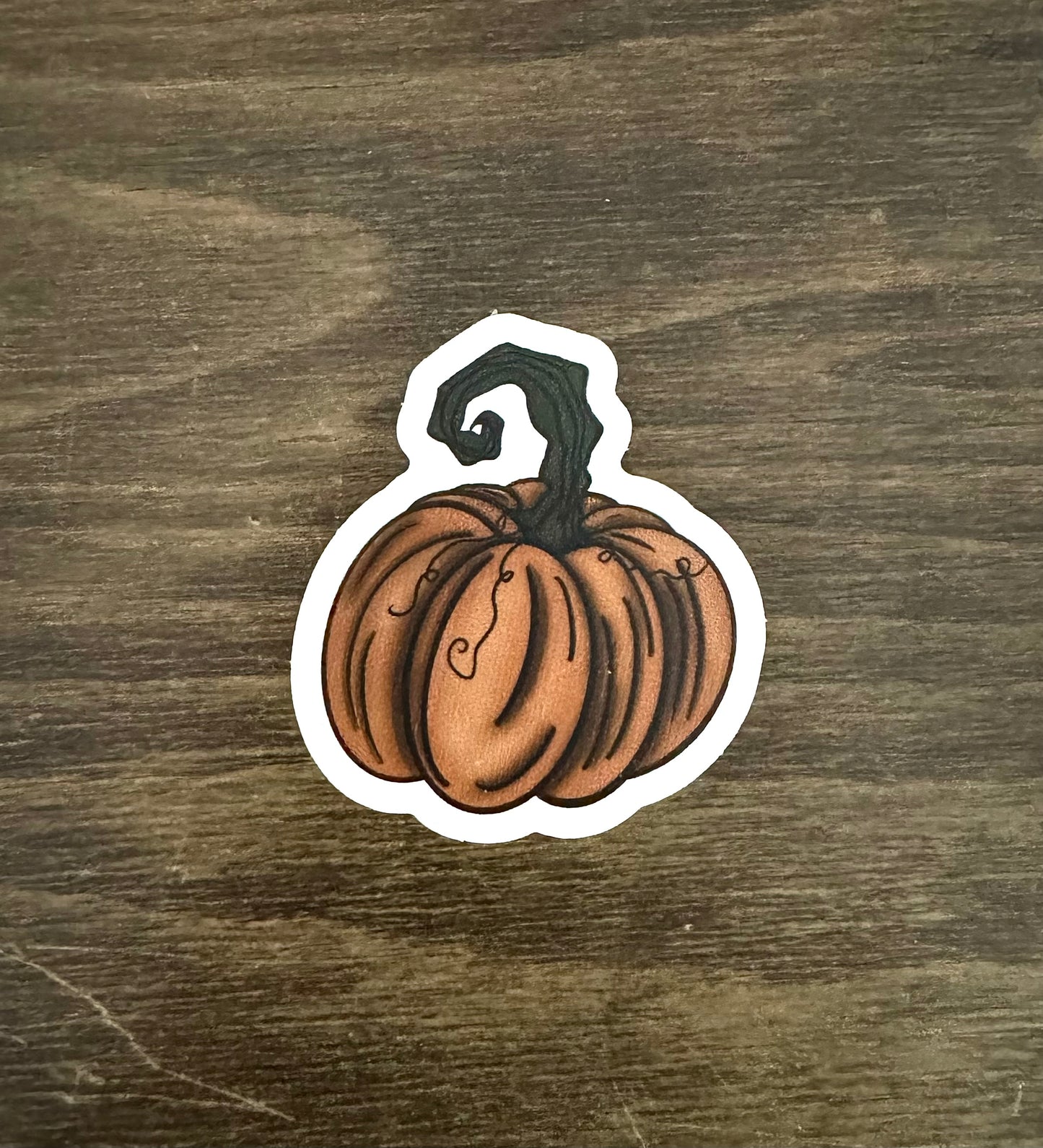 Pumpkin sticker