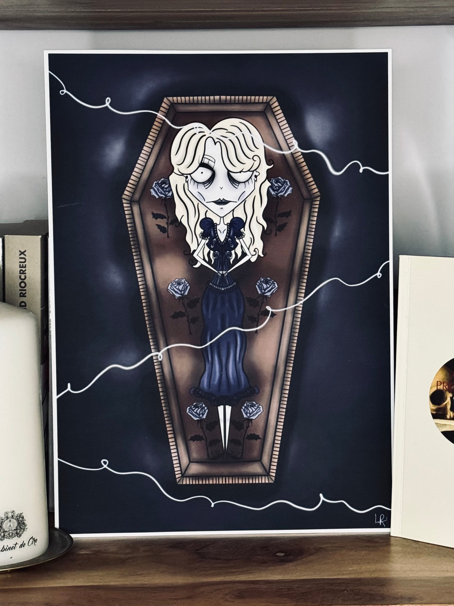 A4 coffin illustration