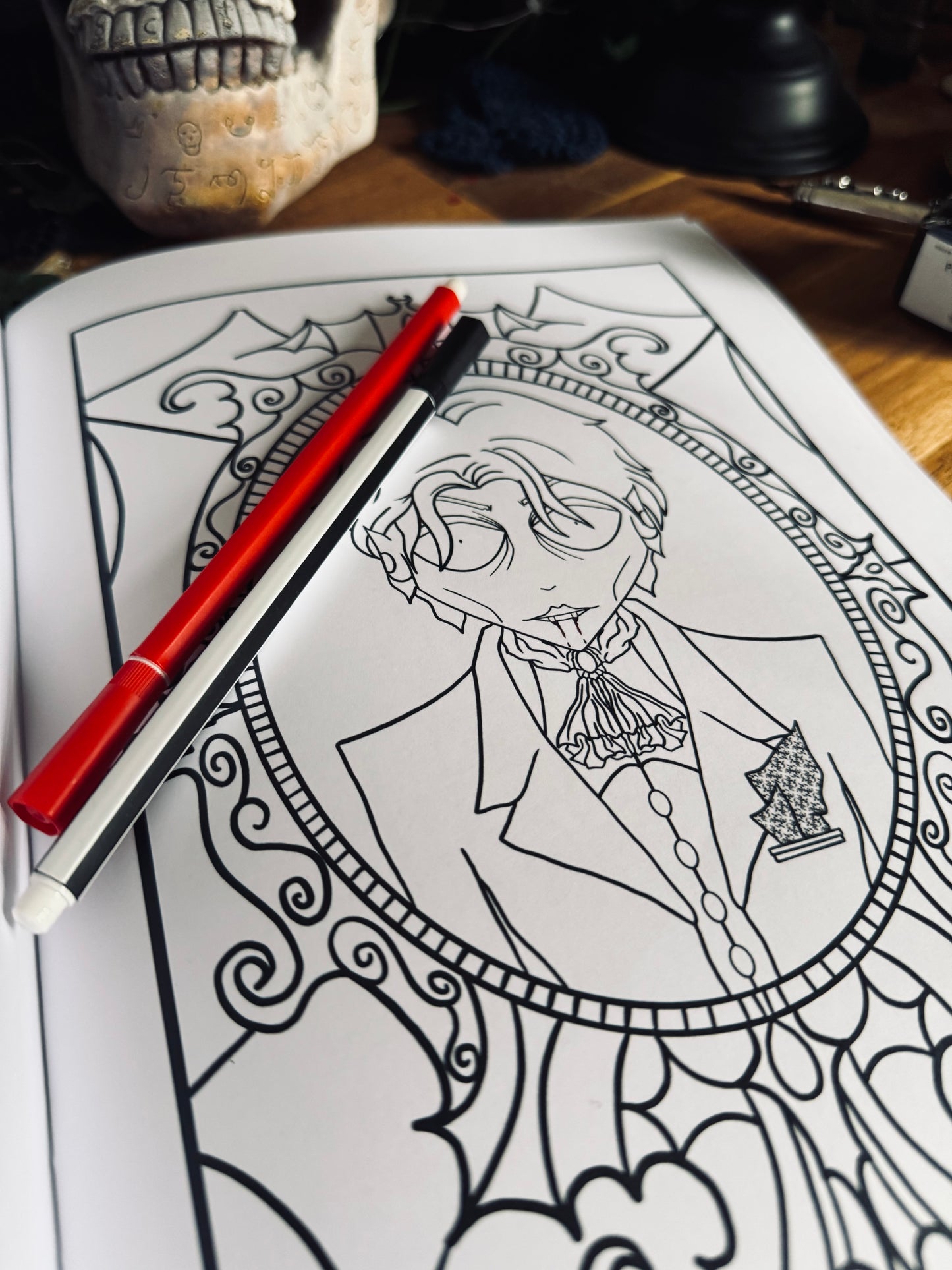 Carnet de coloriages - Les personnages de l’Antre