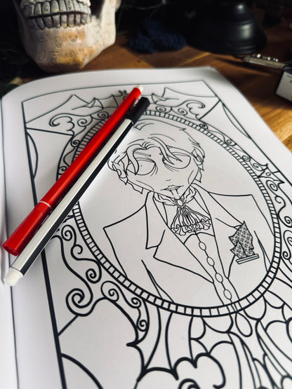 Carnet de coloriages - Les personnages de l’Antre