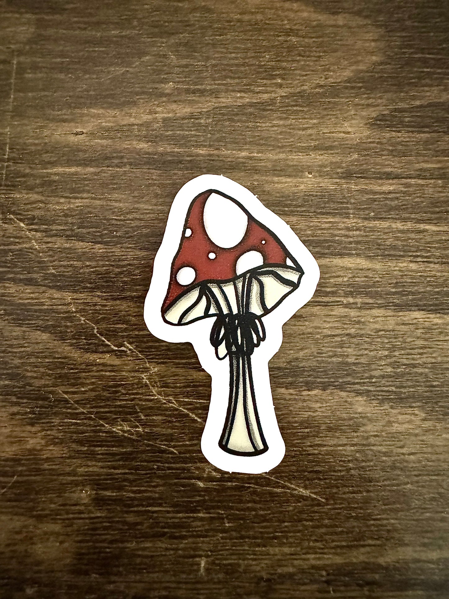 Mushroom sticker