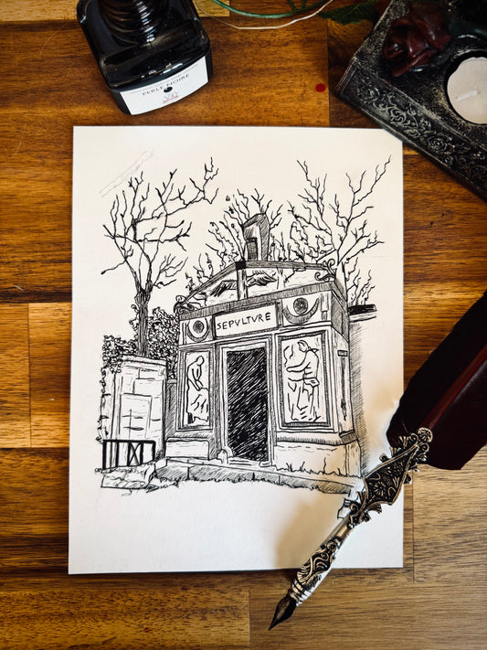 Dessin à la Plume - Père Lachaise I