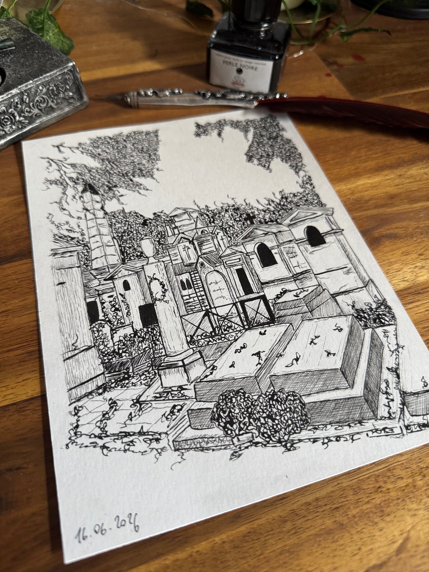 Dessin à la Plume - Père Lachaise II