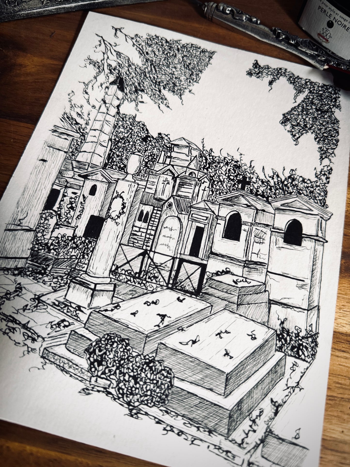 Dessin à la Plume - Père Lachaise II