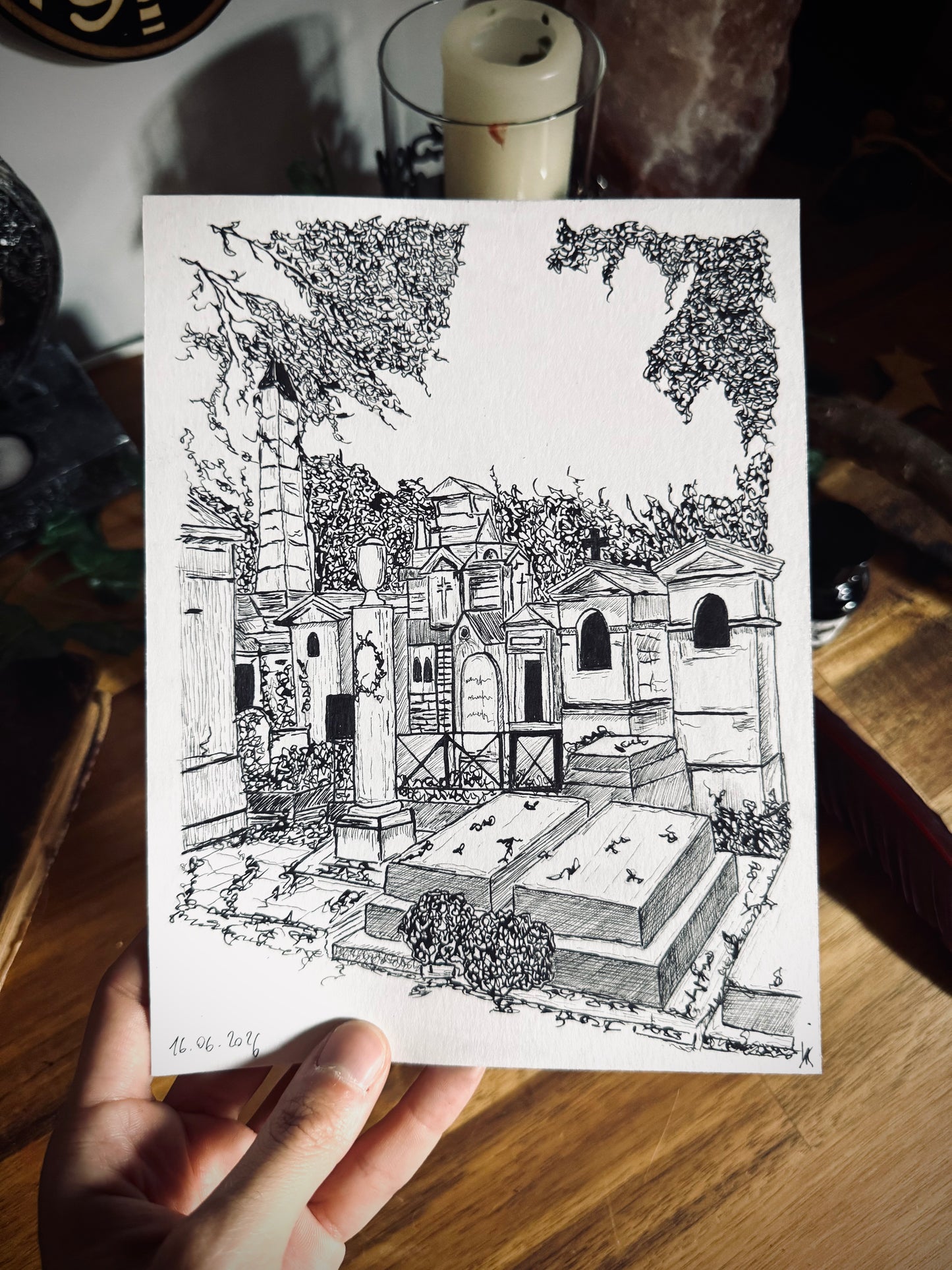 Dessin à la Plume - Père Lachaise II