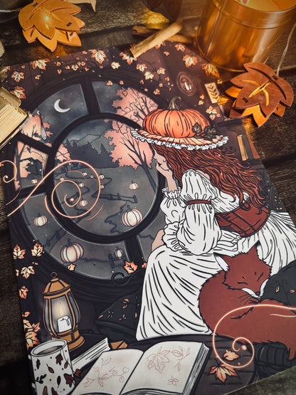 Illustration "La Veillée des citrouilles"