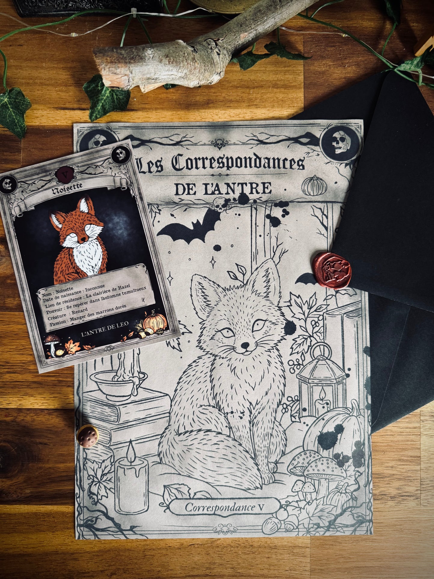 Correspondance V - Noisette (mensuelle - octobre)