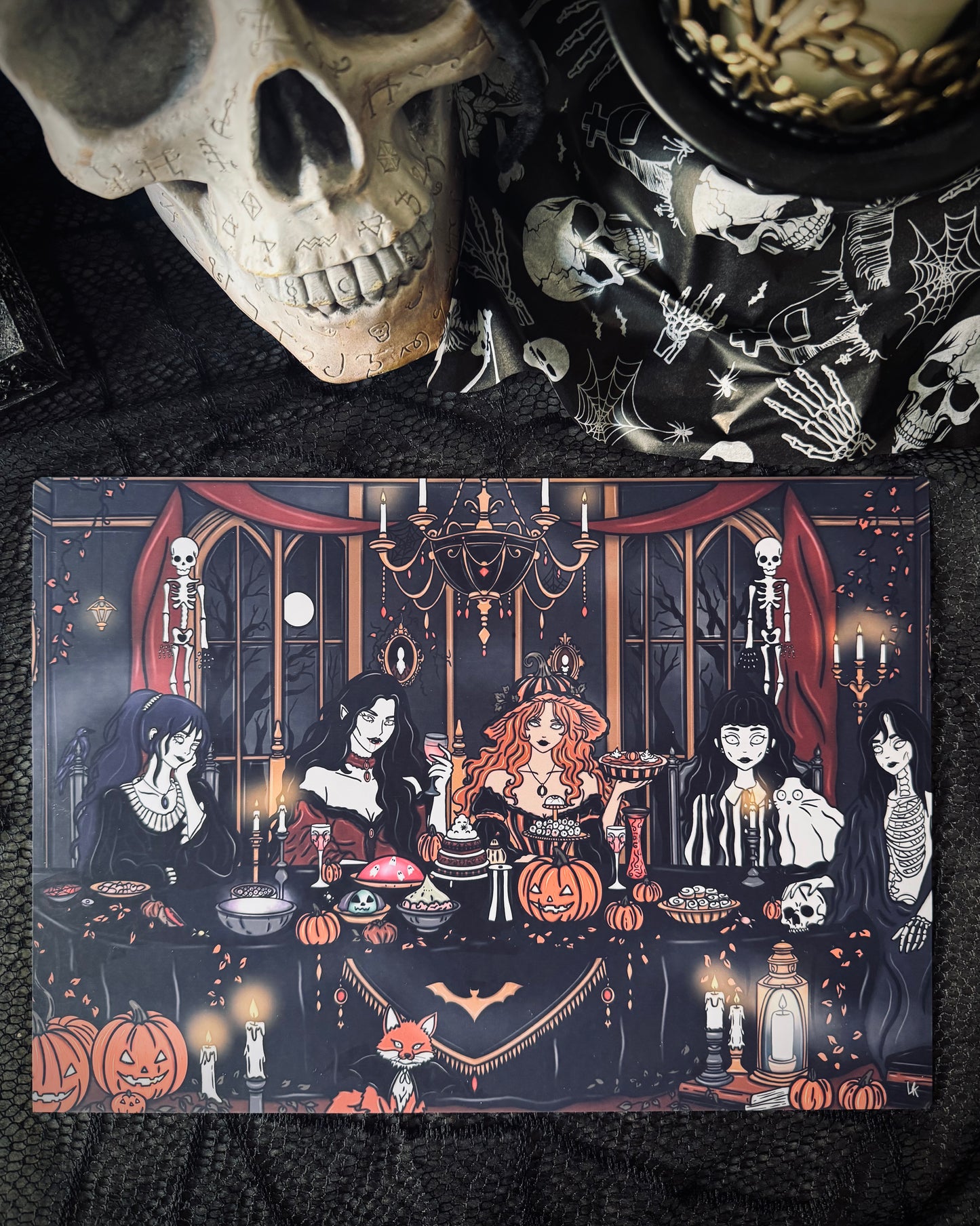 Illustration "Le Banquet d'Halloween"