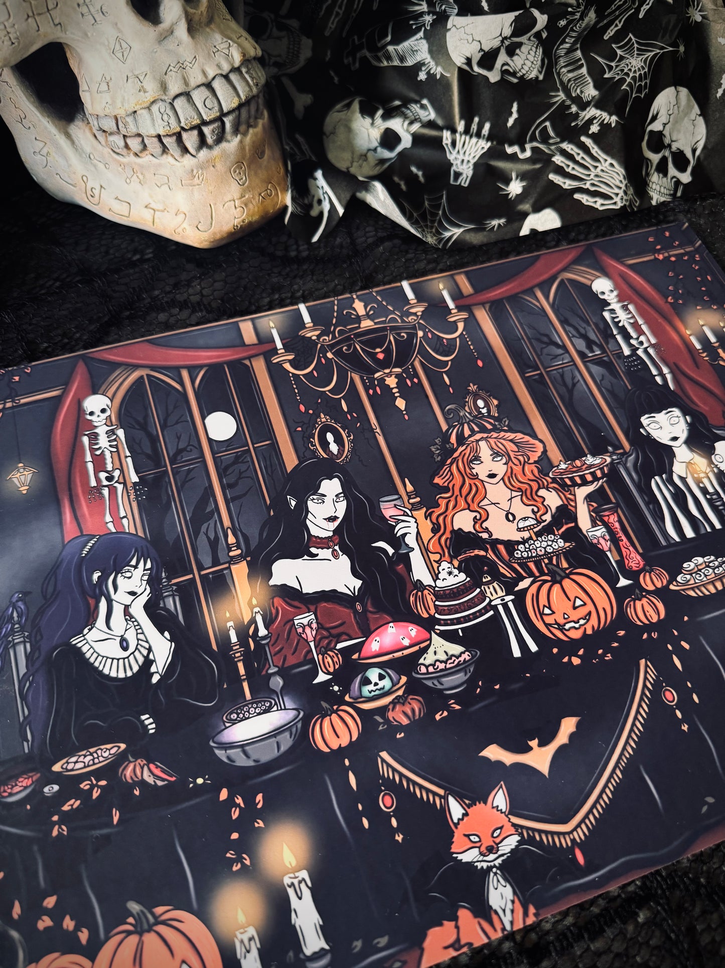 Illustration "Le Banquet d'Halloween"
