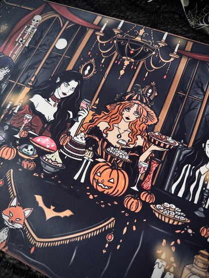 Illustration "Le Banquet d'Halloween"