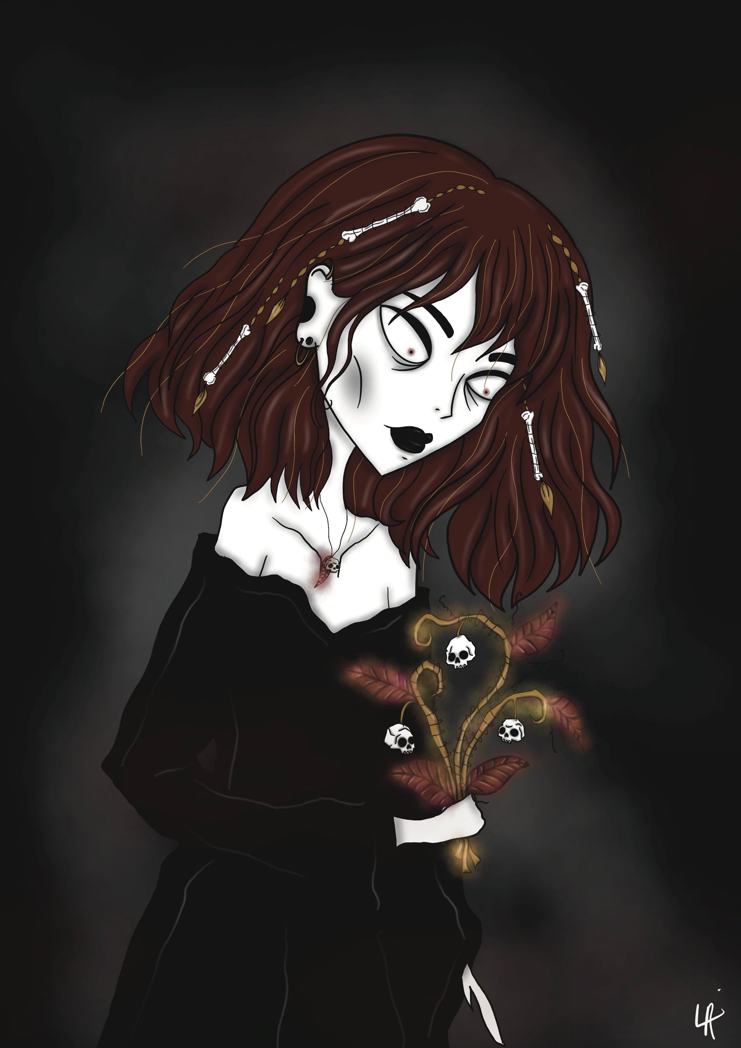 Illustration « Sorcière du printemps »