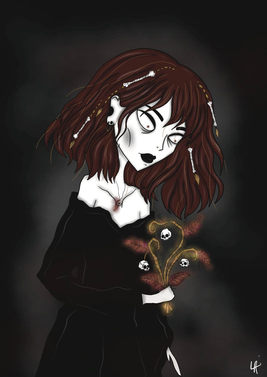 Illustration « Sorcière du printemps »