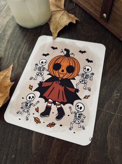 Illustration "La citrouille d'Halloween"