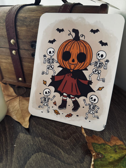 Illustration "La citrouille d'Halloween"