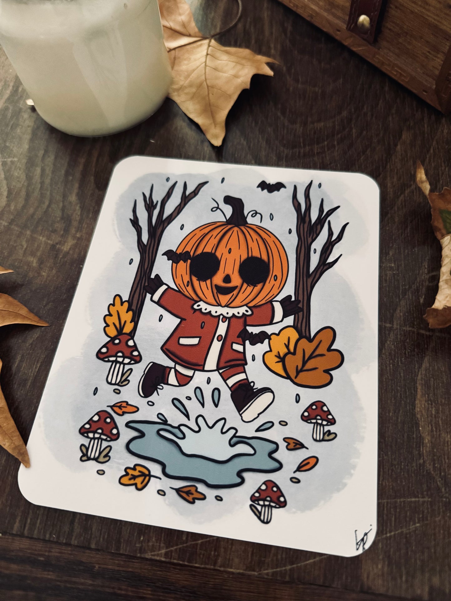 Illustration "Pluie d'automne"