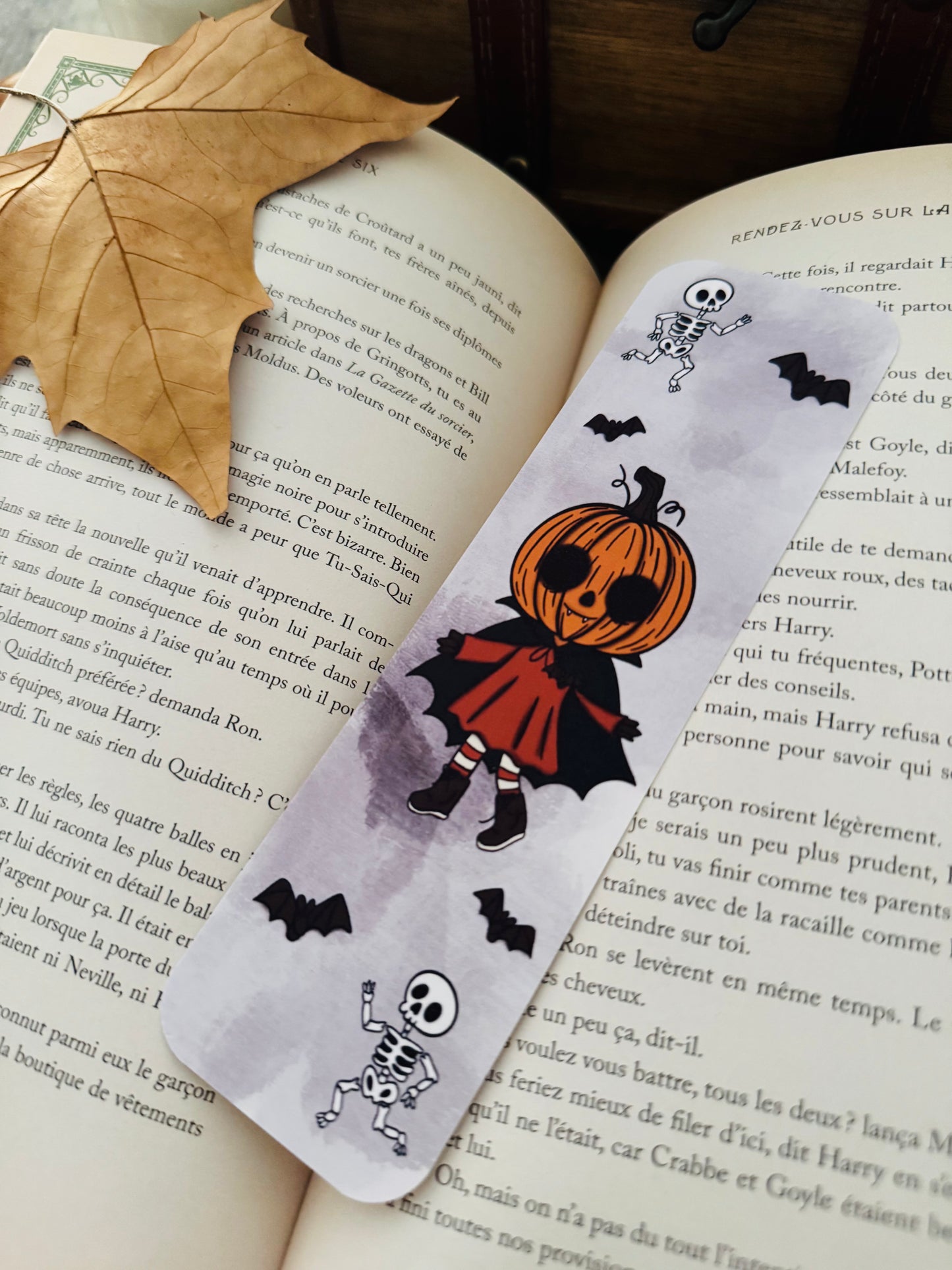 Marque-page "Citrouille d'Halloween"