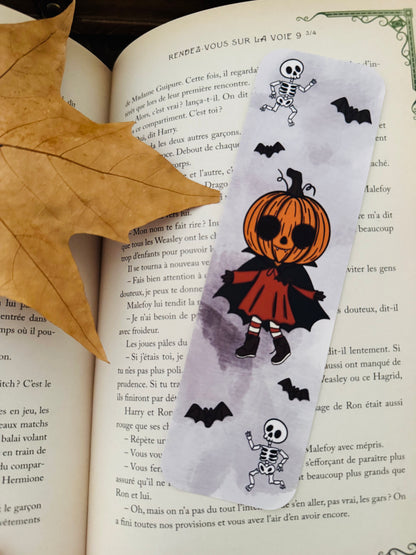 Marque-page "Citrouille d'Halloween"