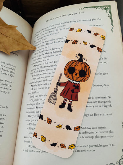 Marque-page "Citrouille d'automne"