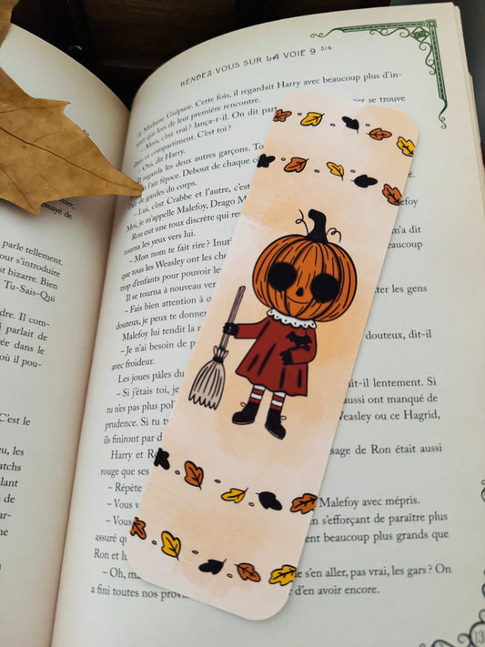 Marque-page "Citrouille d'automne"