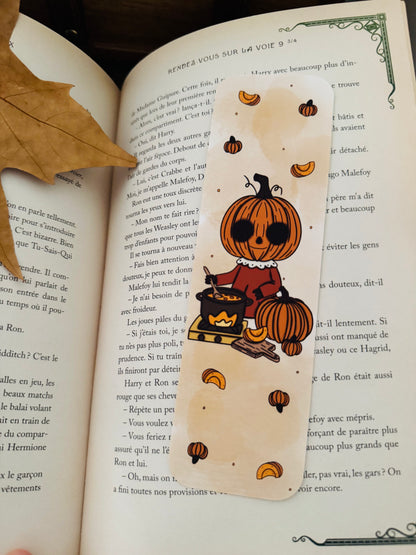 Marque-page "Soupe à la citrouille"