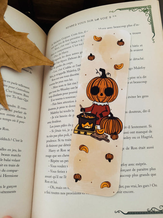 Marque-page "Soupe à la citrouille"