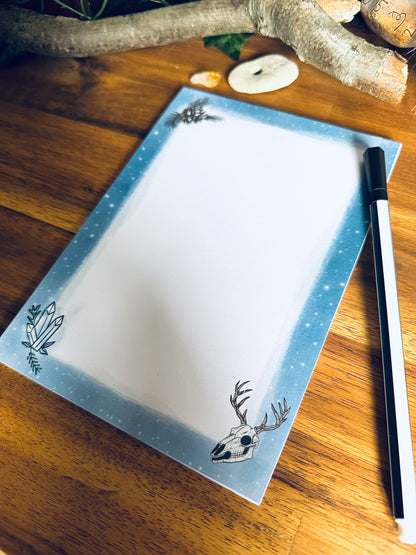 Bloc-notes "Magie d'hiver"