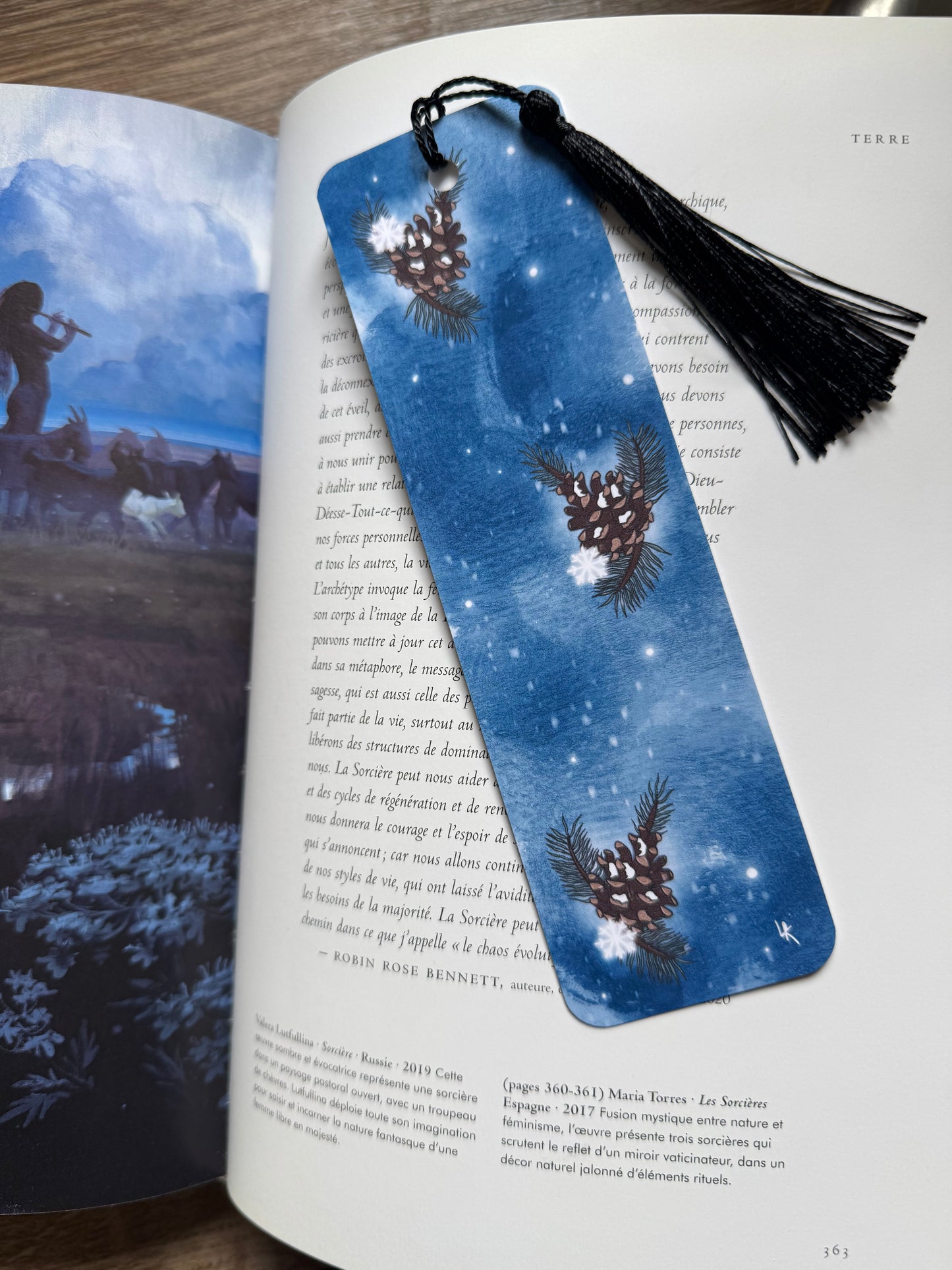 Marque-pages "Magie d'hiver"