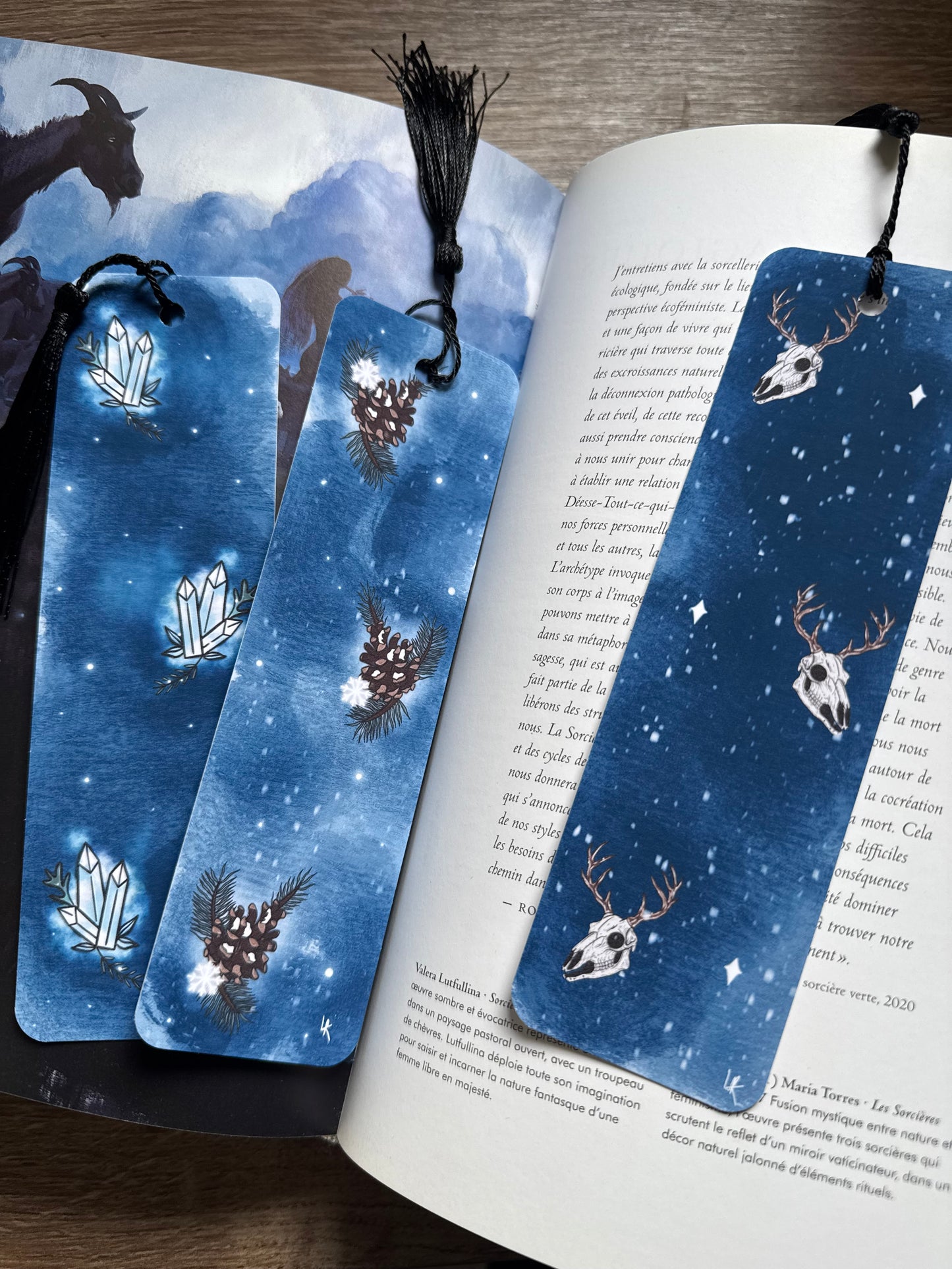 Marque-pages "Magie d'hiver"