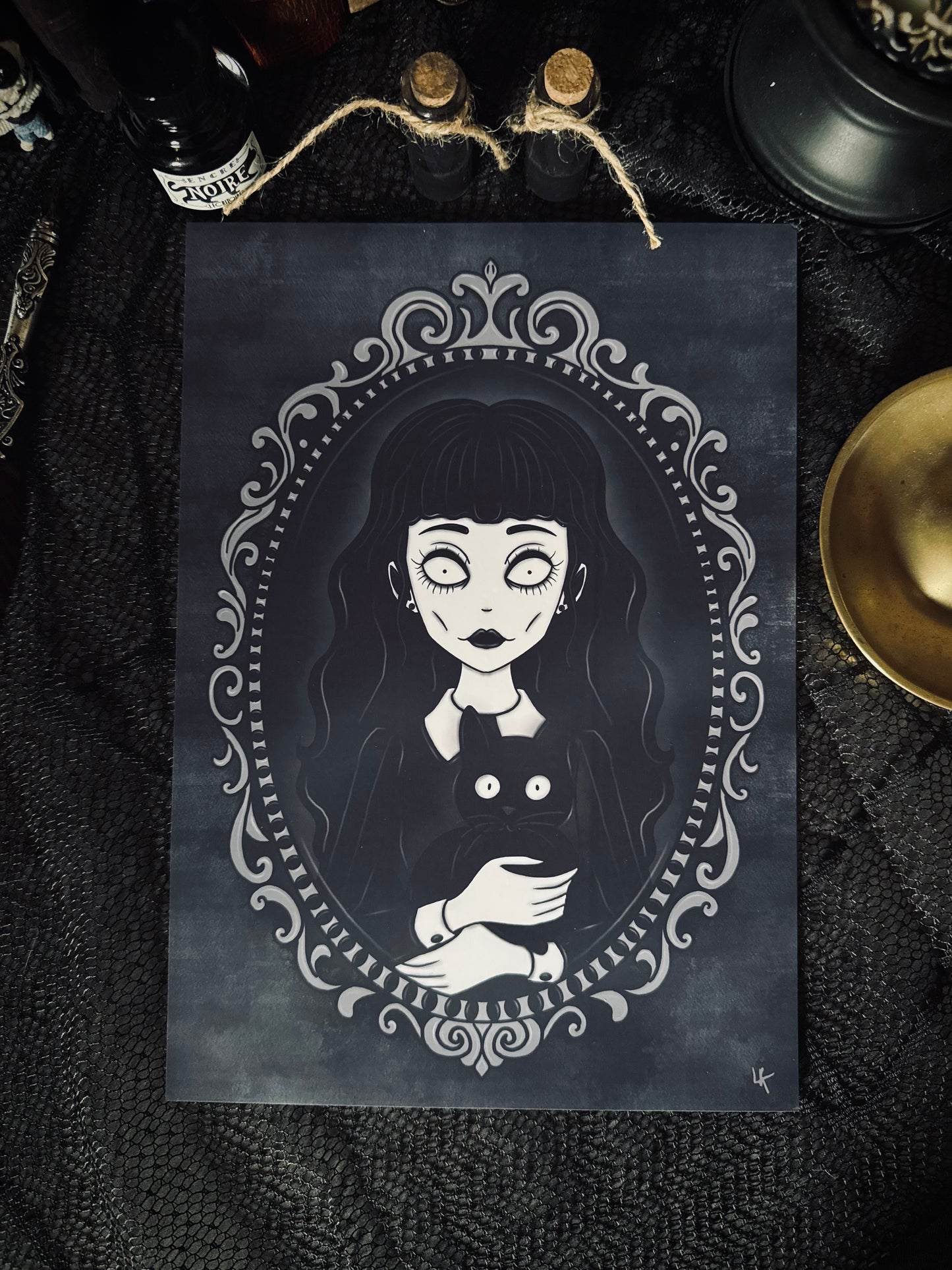 Illustration "Portrait d'Elia et Poe"