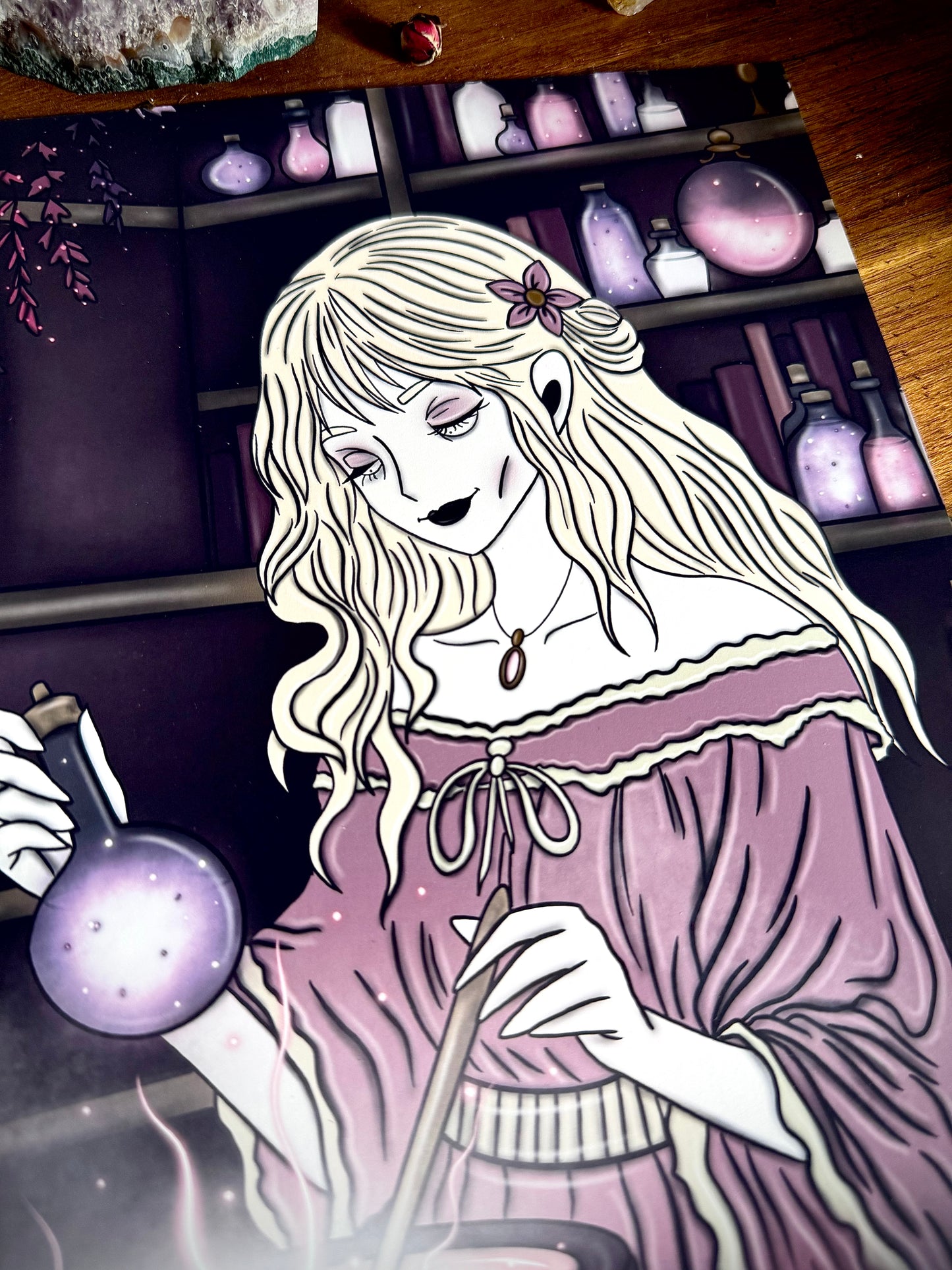 Illustration "Sorcière des potions"