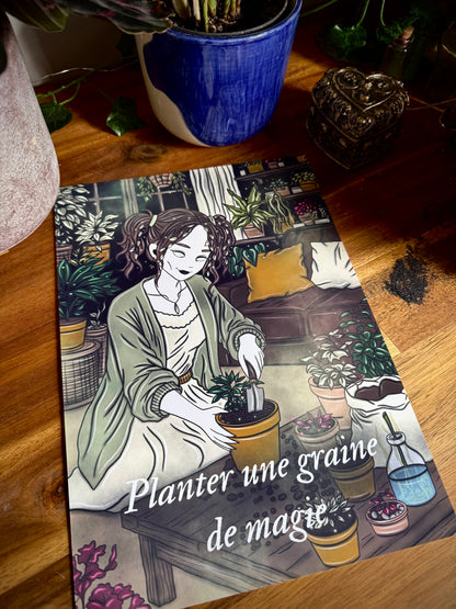 Illustration "Sorcière des plantes d'intérieur"