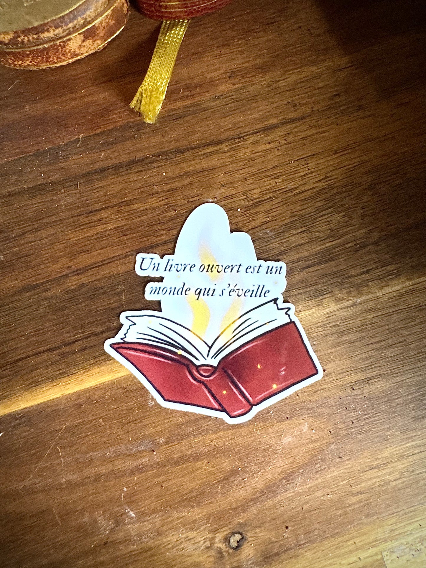 Sticker "Sorcière des livres"