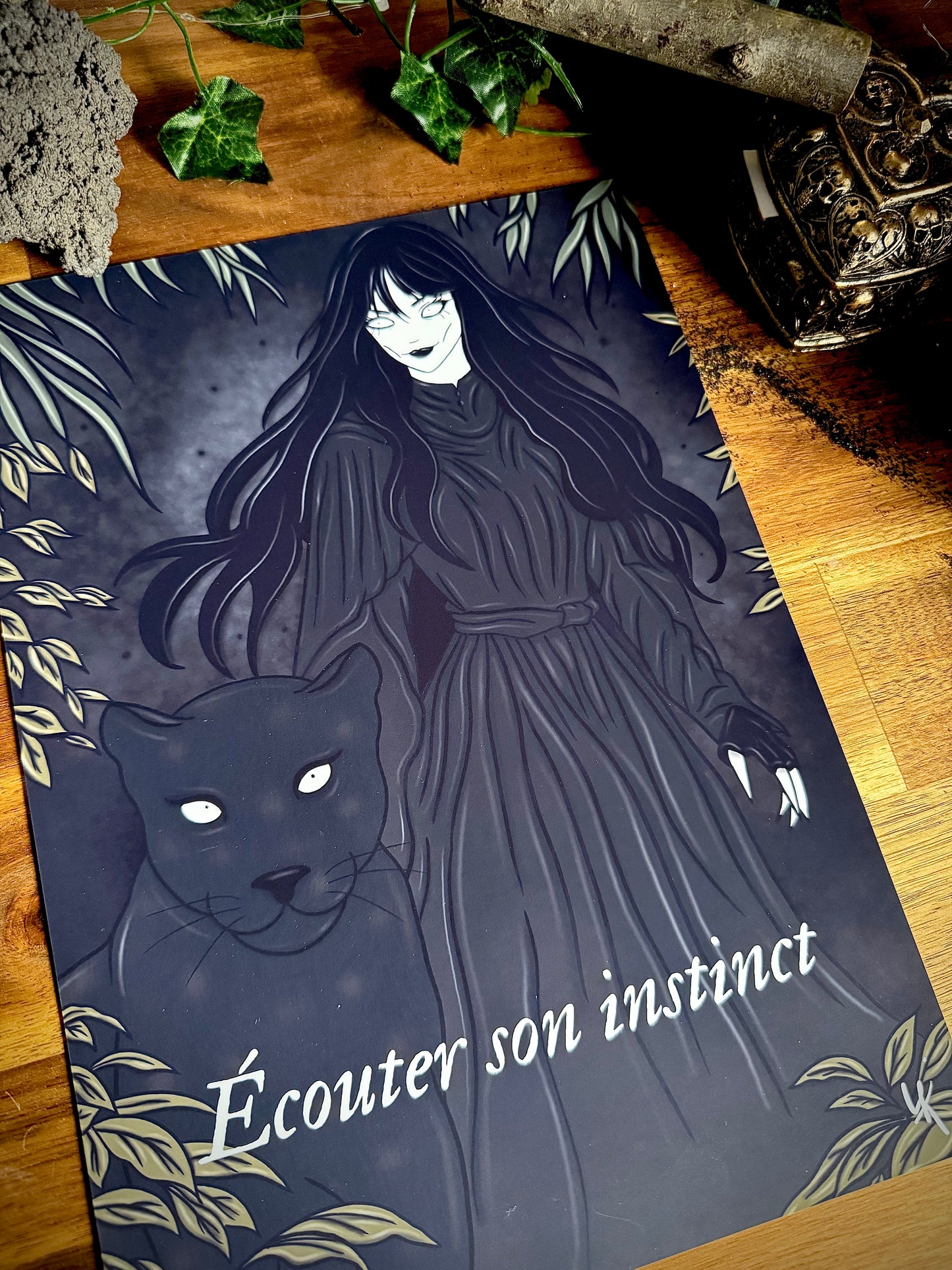 Illustration "Sorcière des panthères"