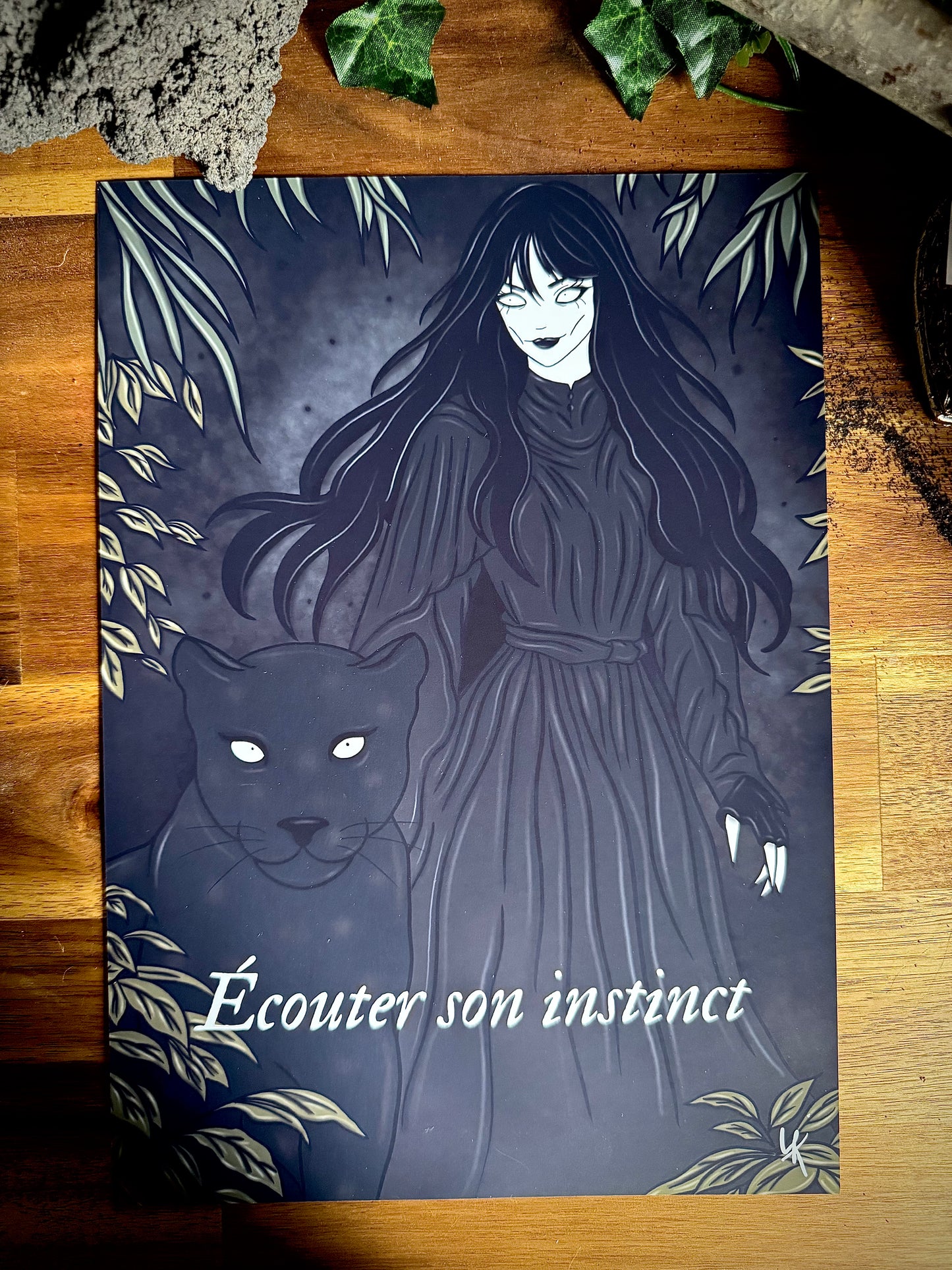 Illustration "Sorcière des panthères"