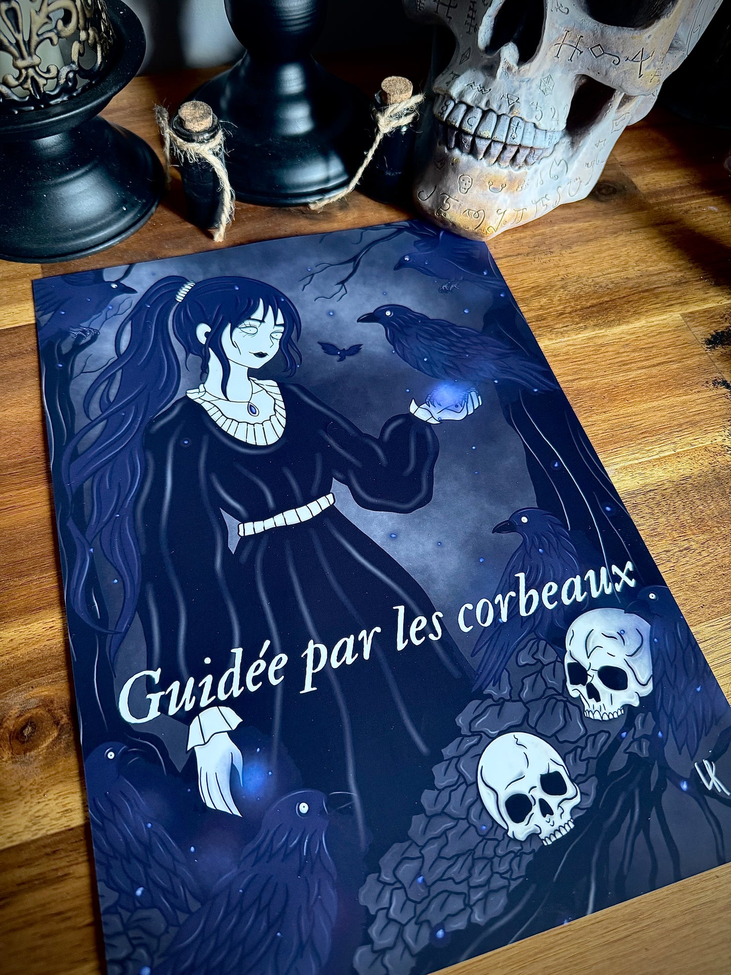 Illustration "Sorcière des corbeaux"