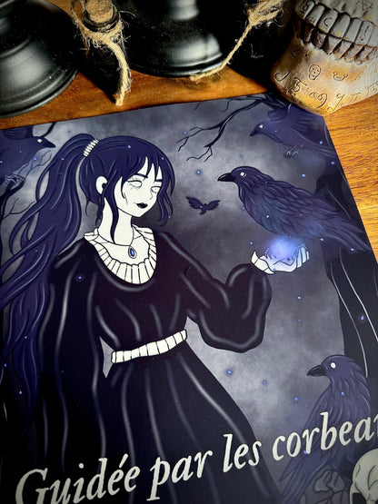 Illustration "Sorcière des corbeaux"