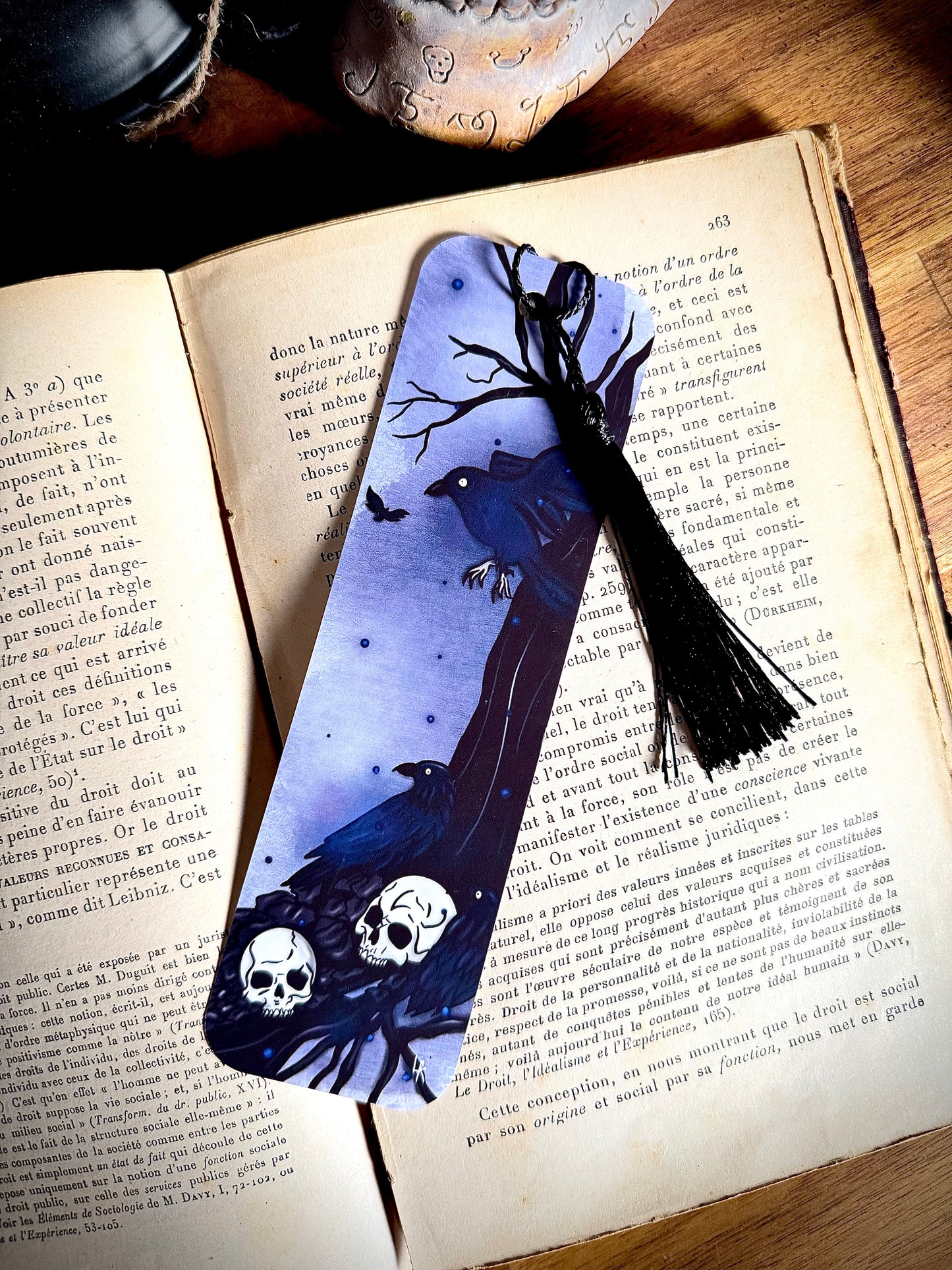 Marque-page "Sorcière des corbeaux"